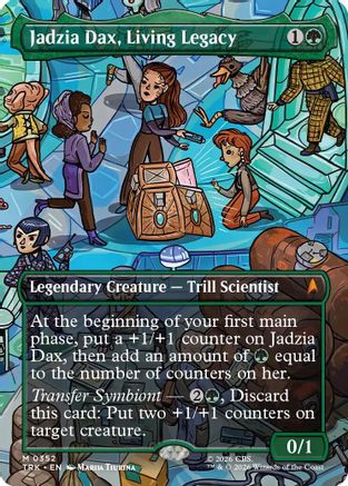 Jadzia Dax, Living Legacy (Borderless) (TRK-352) [Star Trek] Foil