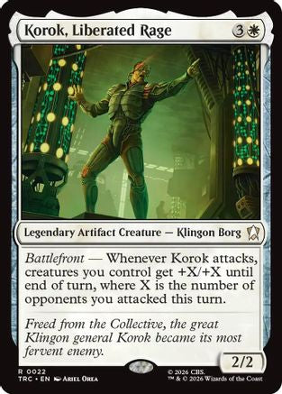 Korok, Liberated Rage (TRC-022) [Commander: Star Trek]