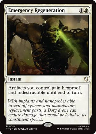 Emergency Regeneration (Surge Foil) (TRC-014) [Commander: Star Trek] Foil