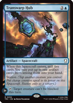Transwarp Hub (Surge Foil) (TRC-052) [Commander: Star Trek] Foil