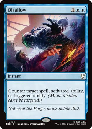 Disallow (Surge Foil) (TRC-436) [Commander: Star Trek] Foil