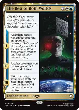 The Best of Both Worlds (Surge Foil) (TRC-083) [Commander: Star Trek] Foil