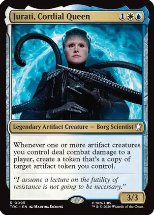Jurati, Cordial Queen (Surge Foil) (TRC-095) [Commander: Star Trek] Foil