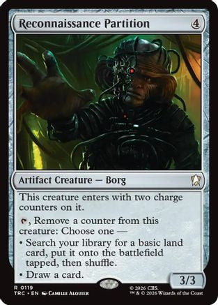 Reconnaissance Partition (Surge Foil) (TRC-119) [Commander: Star Trek] Foil