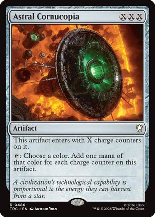 Astral Cornucopia (Surge Foil) (TRC-486) [Commander: Star Trek] Foil