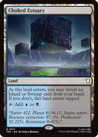 Choked Estuary (Surge Foil) (TRC-517) [Commander: Star Trek] Foil