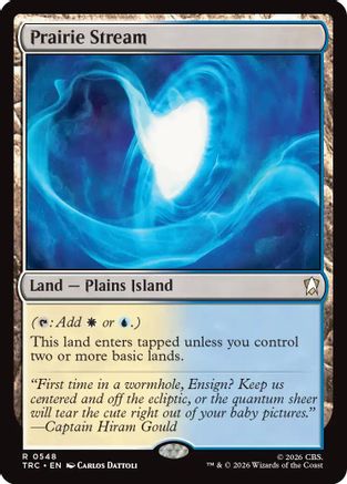 Prairie Stream (Surge Foil) (TRC-548) [Commander: Star Trek] Foil