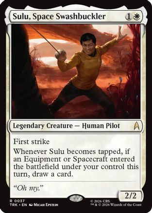 Sulu, Space Swashbuckler (TRK-037) [Star Trek] Foil