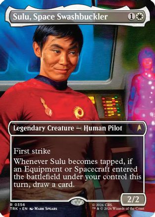 Sulu, Space Swashbuckler (Borderless) (TRK-356) [Star Trek]