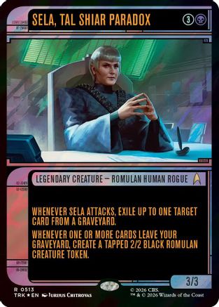 Sela, Tal Shiar Paradox (Showcase) (Surge Foil) (TRK-513) [Star Trek] Foil