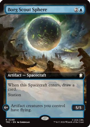 Borg Scout Sphere (Extended Art) (TRC-248) [Commander: Star Trek]