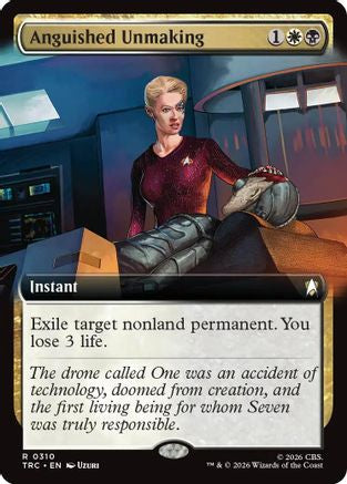 Anguished Unmaking (Extended Art) (TRC-310) [Commander: Star Trek]
