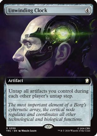 Unwinding Clock (Extended Art) (TRC-359) [Commander: Star Trek]