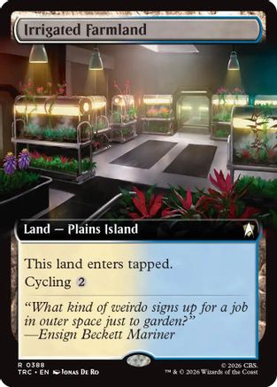 Irrigated Farmland (Extended Art) (TRC-388) [Commander: Star Trek]