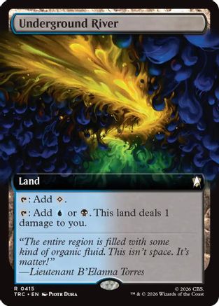 Underground River (Extended Art) (TRC-415) [Commander: Star Trek]