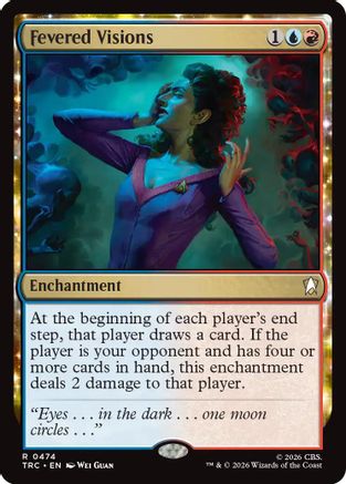 Fevered Visions (Surge Foil) (TRC-474) [Commander: Star Trek] Foil