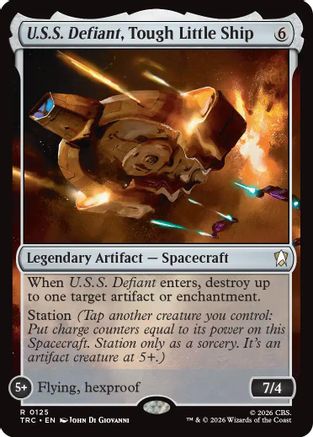U.S.S. Defiant, Tough Little Ship (Surge Foil) (TRC-125) [Commander: Star Trek] Foil