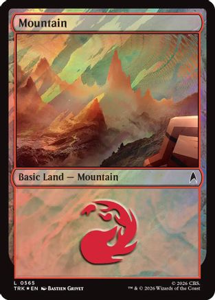 Mountain (TRC-565) (Surge Foil) [Commander: Star Trek] Foil