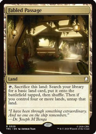 Fabled Passage (Surge Foil) (TRC-529) [Commander: Star Trek] Foil