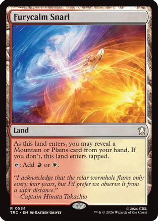 Furycalm Snarl (Surge Foil) (TRC-534) [Commander: Star Trek] Foil