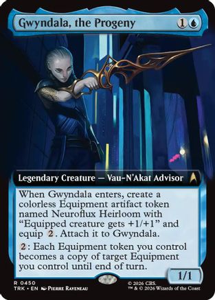 Gwyndala, the Progeny (Extended Art) (TRK-450) [Star Trek] Foil