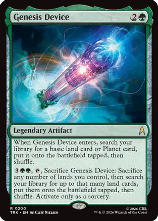 Genesis Device (TRK-200) [Star Trek] Foil