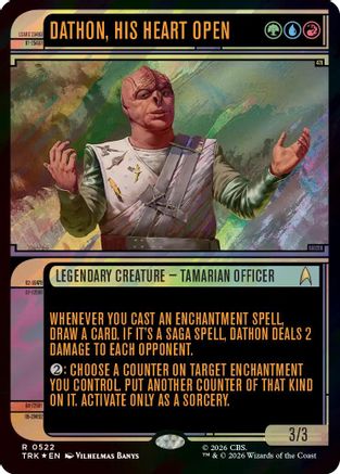 Dathon, His Heart Open (Showcase) (Surge Foil) (TRK-522) [Star Trek] Foil