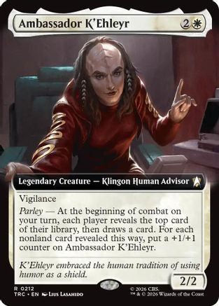 Ambassador K'Ehleyr (Extended Art) (TRC-212) [Commander: Star Trek]