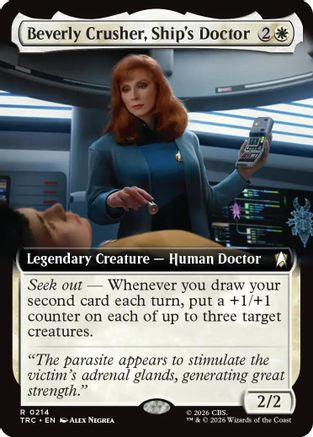 Beverly Crusher, Ship's Doctor (Extended Art) (TRC-214) [Commander: Star Trek]