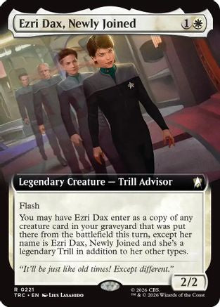 Ezri Dax, Newly Joined (Extended Art) (TRC-221) [Commander: Star Trek]
