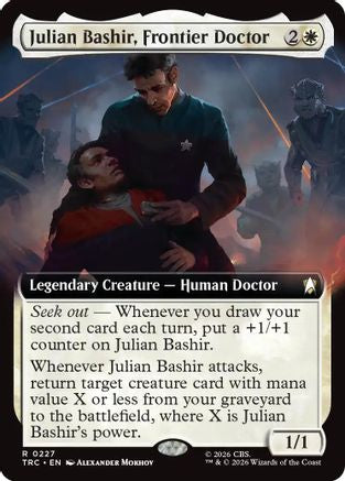 Julian Bashir, Frontier Doctor (Extended Art) (TRC-227) [Commander: Star Trek]