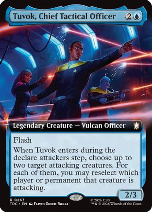 Tuvok, Chief Tactical Officer (Extended Art) (TRC-267) [Commander: Star Trek]