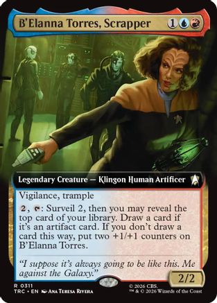 B'Elanna Torres, Scrapper (Extended Art) (TRC-311) [Commander: Star Trek]