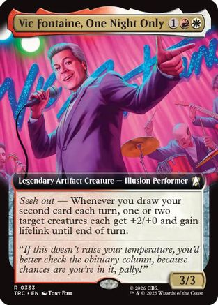 Vic Fontaine, One Night Only (Extended Art) (TRC-333) [Commander: Star Trek]