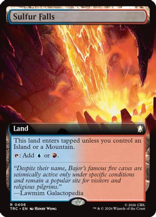 Sulfur Falls (Extended Art) (TRC-406) [Commander: Star Trek]
