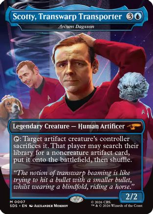Scotty, Transwarp Transporter - Arcum Dagsson (Borderless) (SDS-007) [Star Trek: Stardates]