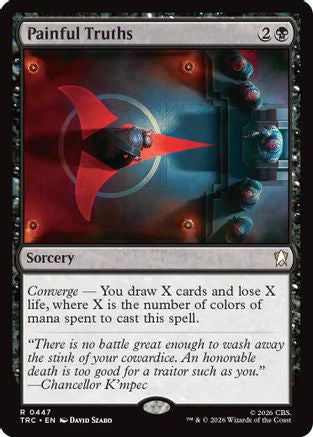 Painful Truths (Surge Foil) (TRC-447) [Commander: Star Trek] Foil