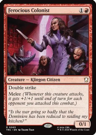 Ferocious Colonist (TRC-065) [Commander: Star Trek]