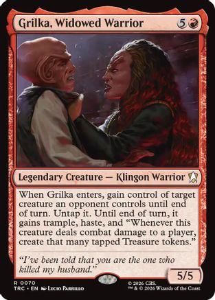 Grilka, Widowed Warrior (TRC-070) [Commander: Star Trek]
