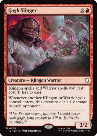 Gagh Slinger (Surge Foil) (TRC-066) [Commander: Star Trek] Foil