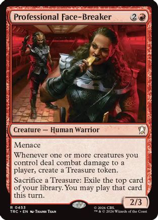 Professional Face-Breaker (Surge Foil) (TRC-453) [Commander: Star Trek] Foil
