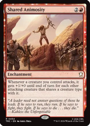 Shared Animosity (Surge Foil) (TRC-454) [Commander: Star Trek] Foil