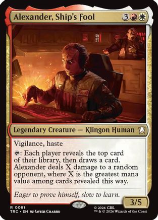 Alexander, Ship's Fool (TRC-081) [Commander: Star Trek]