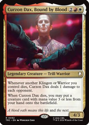 Curzon Dax, Bound by Blood (TRC-092) [Commander: Star Trek]