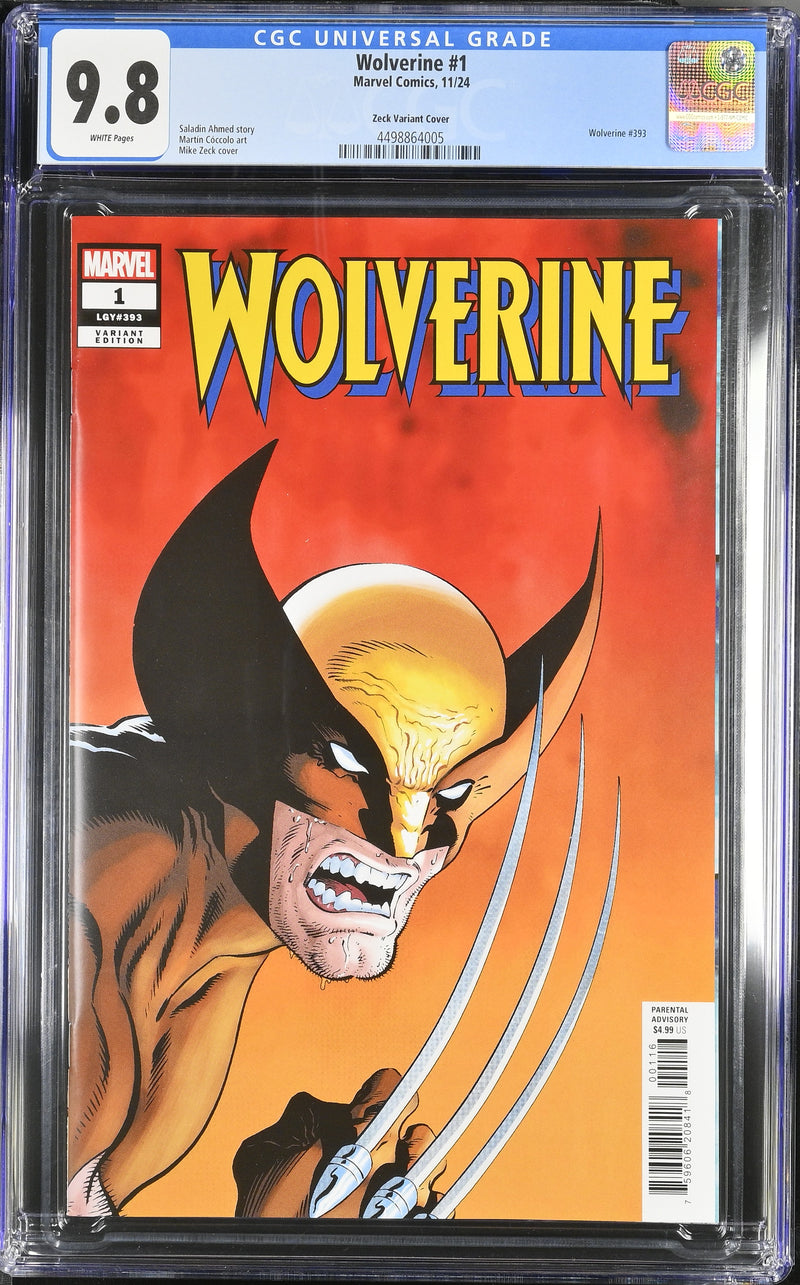 アメコミリーフ Wolverine #10 CGC 9.6 Wolverine 10 · Shortboxed