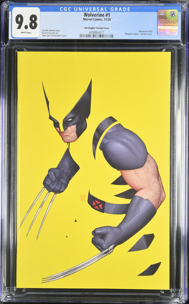 Wolverine #1 (2024) JTC Negative Space Variant CGC