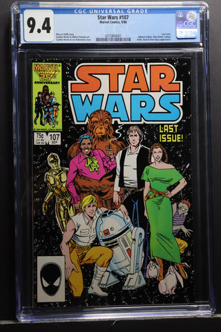 Star Wars #107 (1986) - CGC 9.4