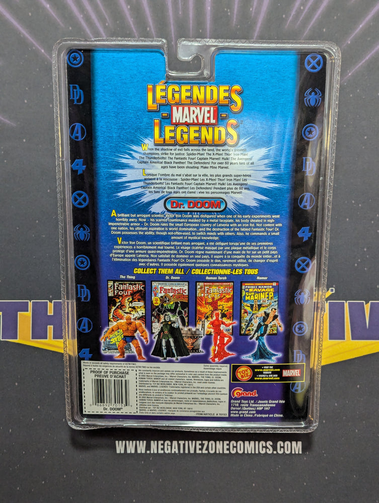 Marvel Legends Series II - Dr. Doom - Bilingual packaging