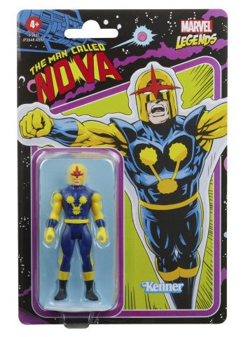 Hasbro Marvel Legends Series 3.75-inch Retro 375 Collection Marvel’s Nova Action Figure