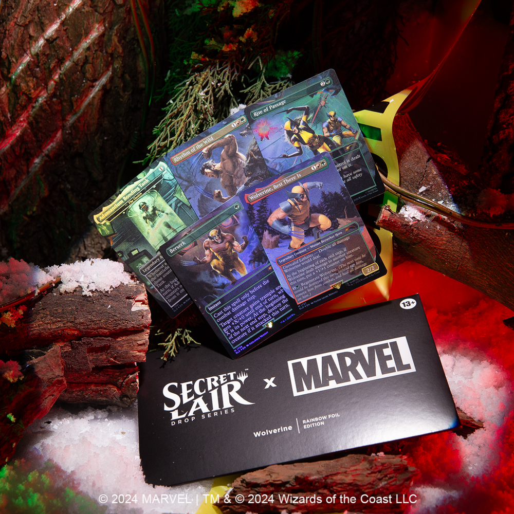 Secret Lair Drop: Secret Lair x Marvel's Wolverine (Rainbow Foil Edition)